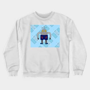 March Satellite Robot Crewneck Sweatshirt